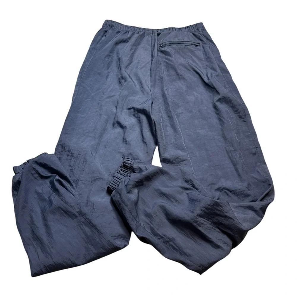 🎽 Vintage AVAIT Sportif Mens Navy Track Windbreaker Pants Zip Cuff Joggers L 🎽
